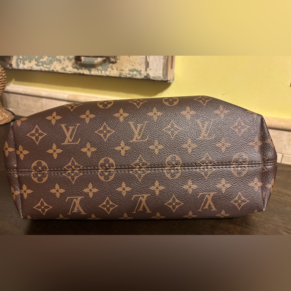 AUTHENTIC Louis Vuitton Dark Brown Monogram Graceful PM Shoulder Bag - Picture 10 of 13